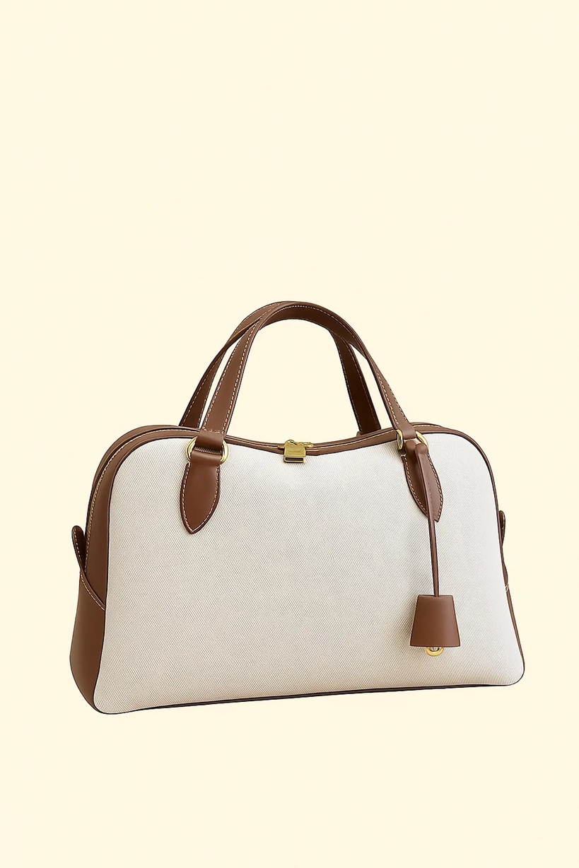 White Leather Purse - Image 2