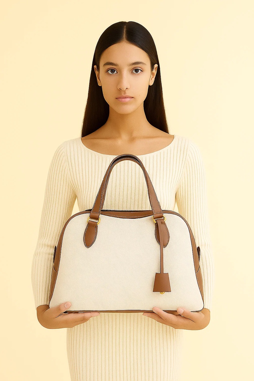 White Leather Purse - Image 4